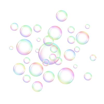 透明泡泡泡泡特效元素泡泡psd素材