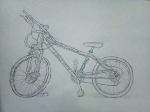 【星启航·美术】自行车写生