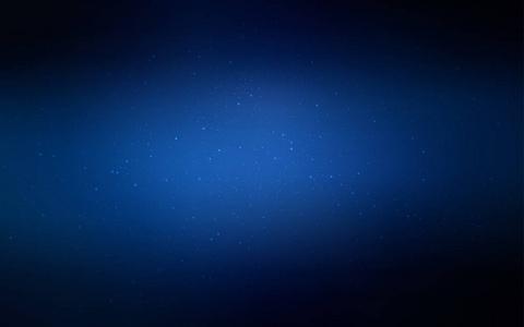 深蓝色矢量布局与宇宙恒星. 模糊的装饰设计,简单的风格与星系星.
