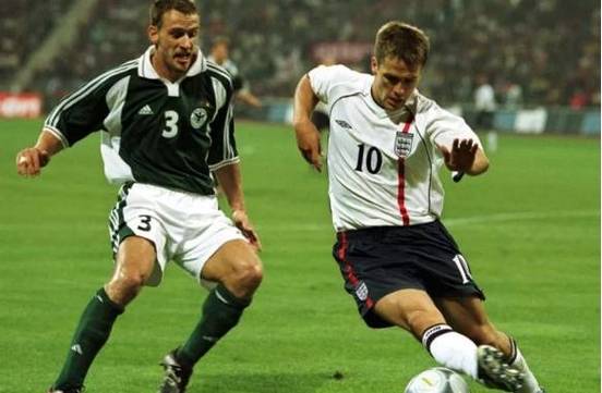 迈克尔·欧文在英格兰队球衣上最著名的一天是在慕尼黑_比赛_历史