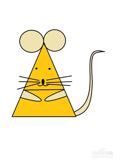 用字母也能画出小动物哦,那怎样用字母a画老鼠?