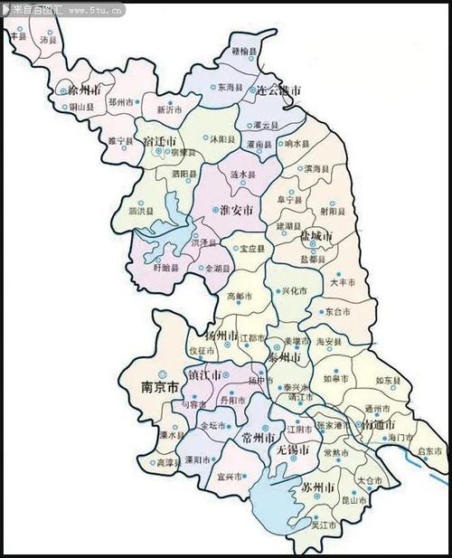 江苏省各地规划(江苏省十三市市区的兼并与扩张之路)(1)