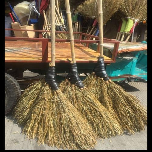 扫马路大竹扫把精选天然竹枝胶条捆绑耐腐蚀纯东北高粱扫把