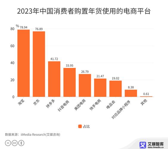 2023年中国消费者购置年货使用的电商平台