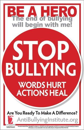 美国反霸凌协会海报   图源:antibullyinginstitute.org