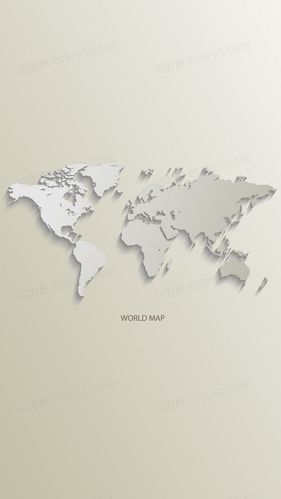 世界地图矢量背景图