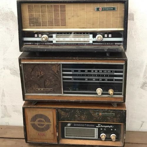 文革老物件民俗怀旧老式收音机晶体管旧货戏匣子复古摆件古董收藏