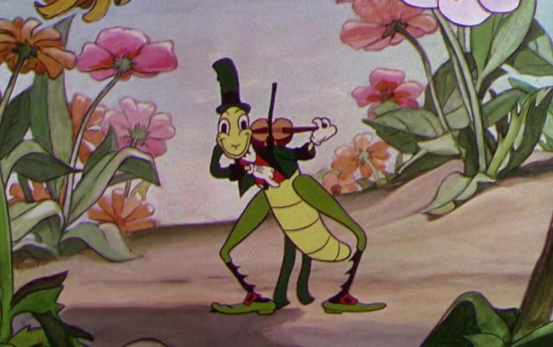【动画短片】蚱蜢与蚂蚁 the grasshopper and the ants (1934)_哔哩