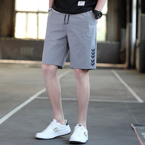 短裤男夏季搭配aj1小白鞋穿搭5分裤子155矮小个子160cm显高直筒裤