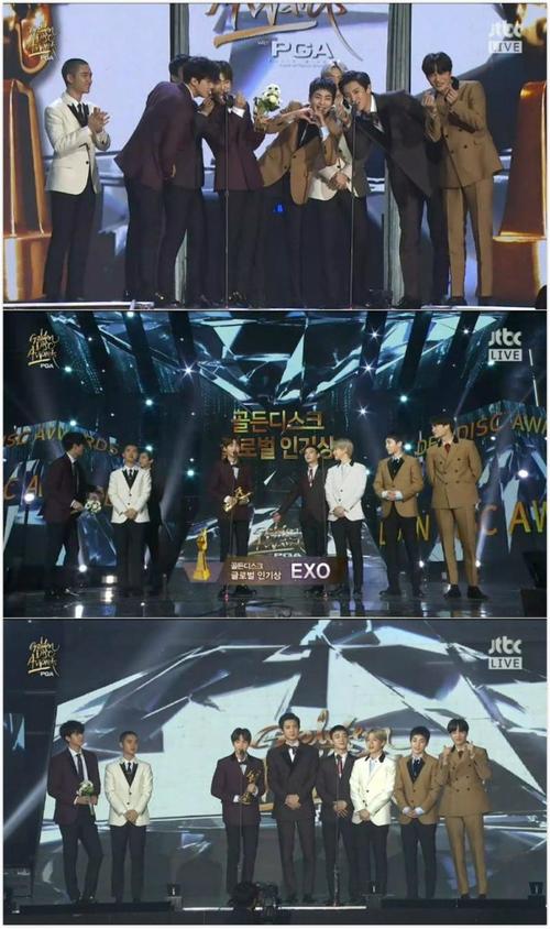 exo和bigbang颁奖典礼