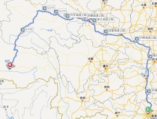 广州自驾西藏最佳路线?