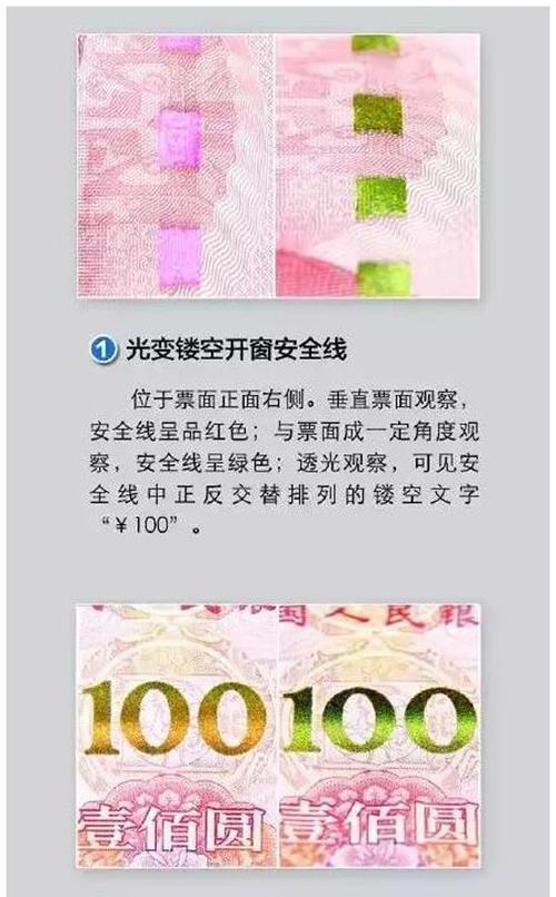 中国印钞造币总公司技术总监邵国伟介绍,新版百元钞票最重要的是