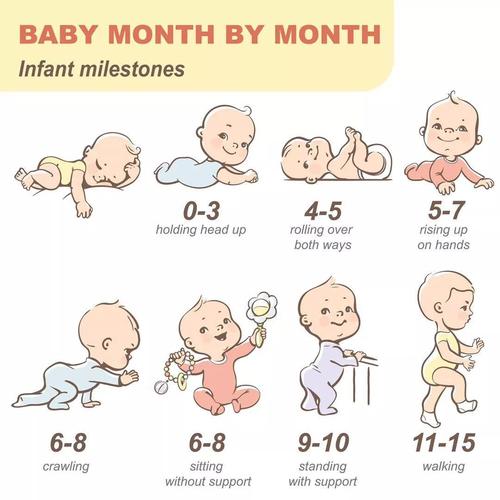 婴幼儿发育里程碑图