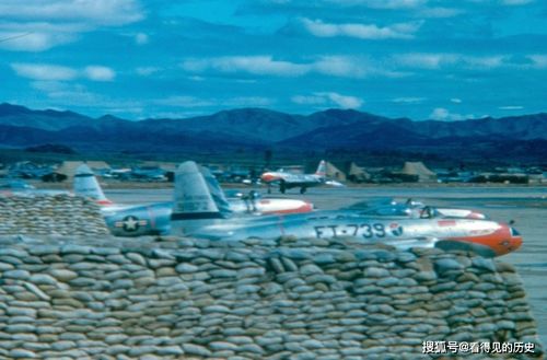 彩色老照片 朝鲜战争中的f-80流星战斗机_美国空军