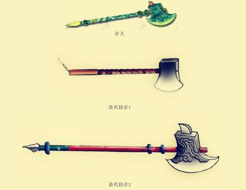 中国古代兵器谱斧钺