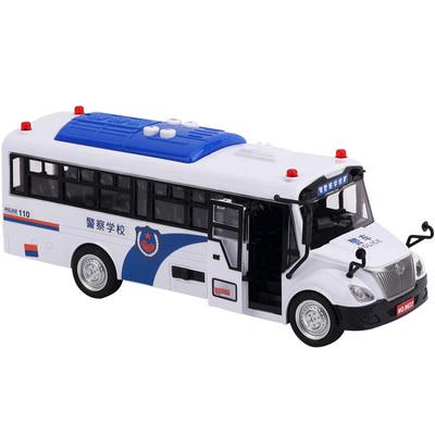 儿童玩具警车大号汽车模型宝宝2岁3男童警察男孩公交巴士惯性
