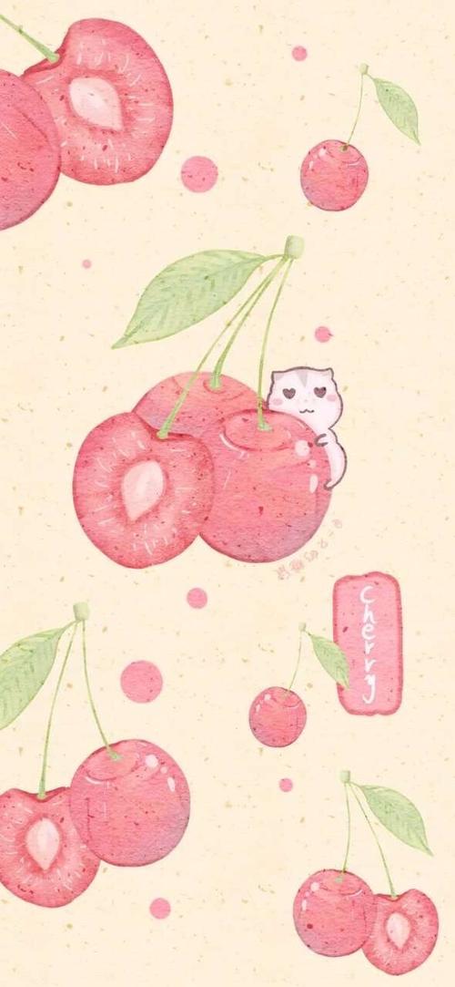 仓鼠 卡通 水果 壁纸