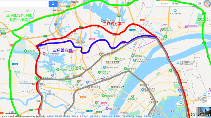 武汉三环线北扩和行政区划调整的设想