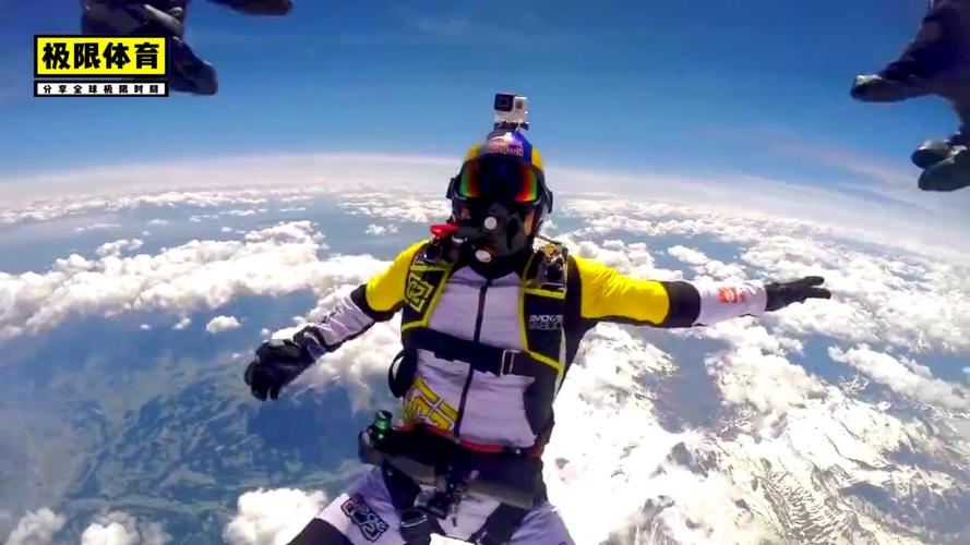 跳伞狂人33000英尺挑战极限跳伞,万米高空秀高难度动作