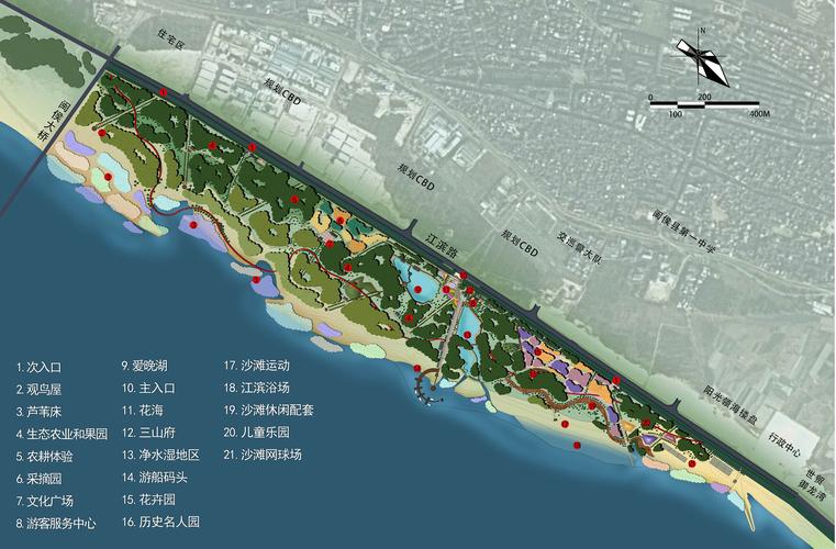 闽江北岸休闲生态公园景观概念详细规划设计