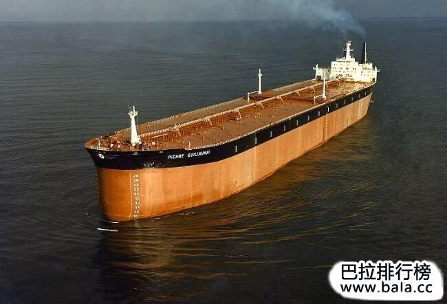 世界上最大的十艘船排名第一名船长488米