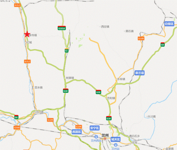 展开全部 连霍高速1761公里处在 甘肃省 兰州市 永登县,龙泉寺出口南
