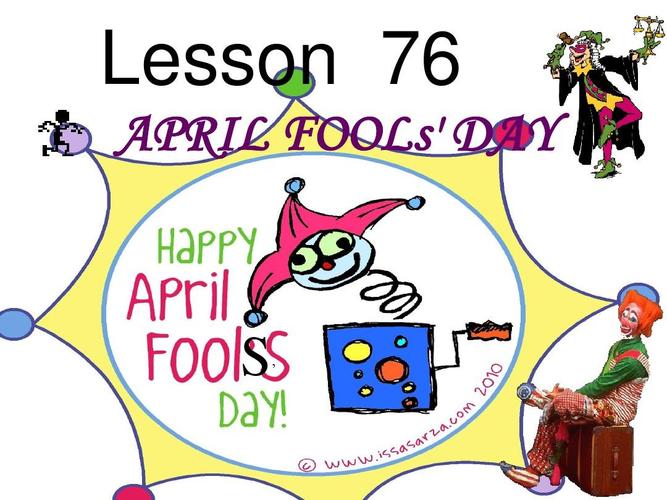 2017 新概念英语第二册 lesson76 april fool's day 最新版ppt