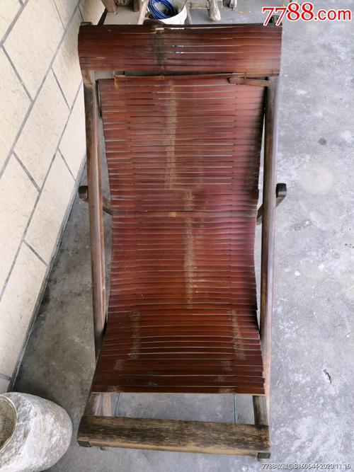 1974年明确纪年款的木框竹躺椅包浆一流限无锡自提
