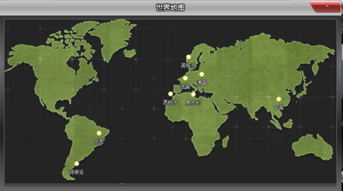 一,城市流程:   1,点击世界:   2,点击世界地图玩家想要去的城市的