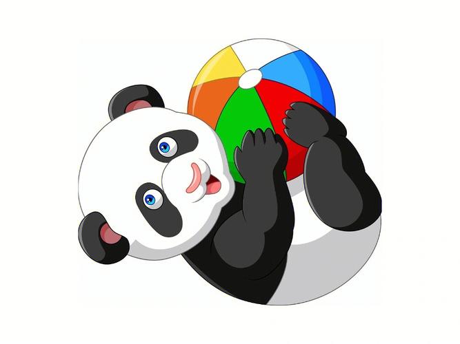 免抠元素调皮可爱的大熊猫