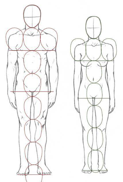 人体部位简笔画画法教程