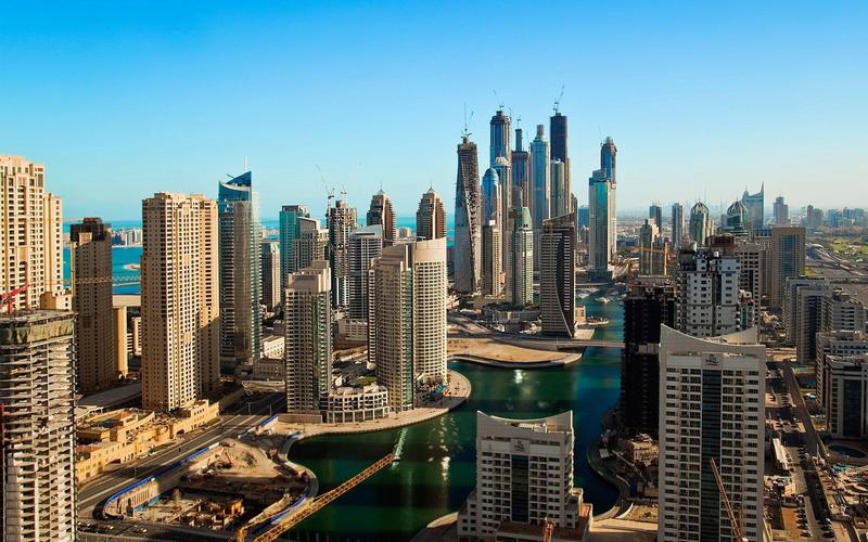 精选迪拜城市风景高清电脑桌面壁纸