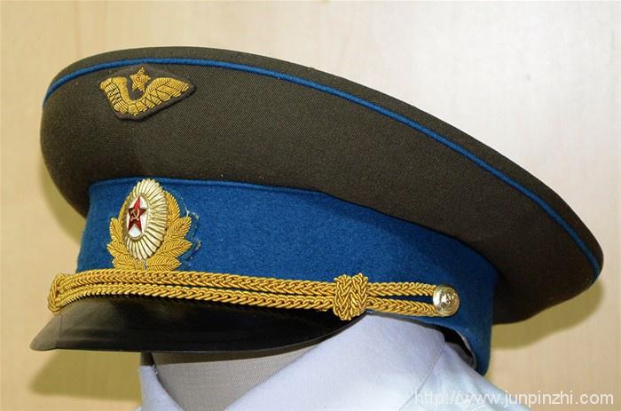 苏联空军将官常服大檐帽  (58条令60年代中期)