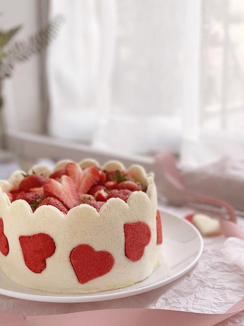 97情人节爱心表白蛋糕—满屏的爱意只给你的做法