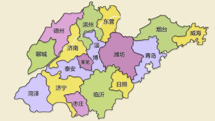 河南山东地图全图
