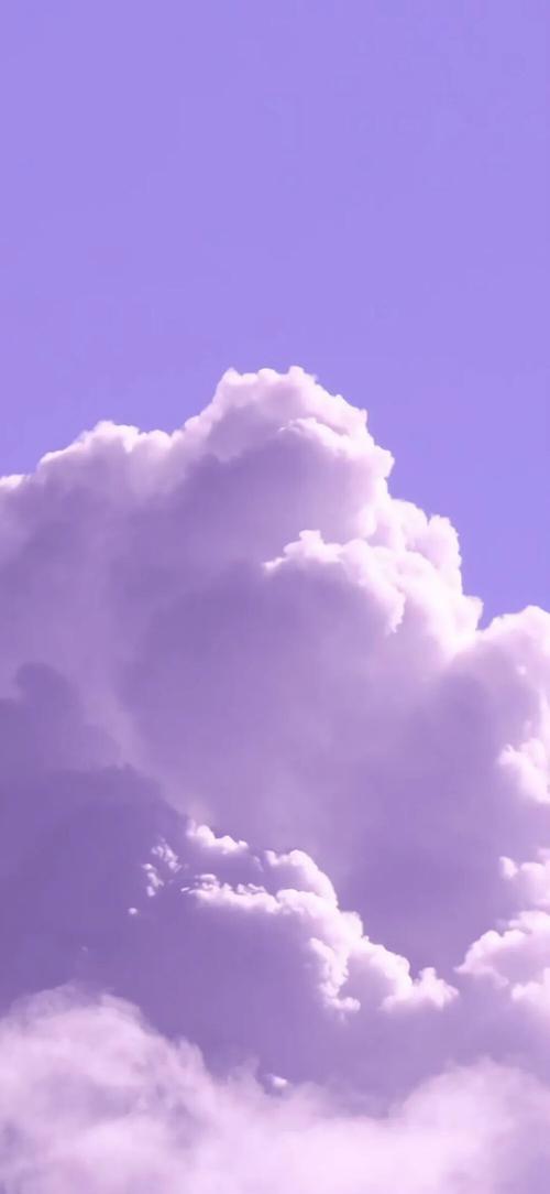 紫色云朵紫色背景图紫色壁纸风景天空