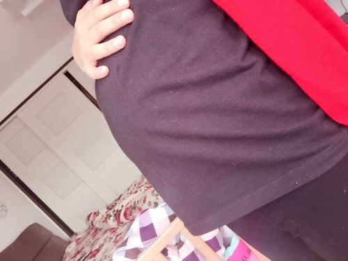 孕四个月半 肚子偏大 医生说宝宝偏大 胎动厉害