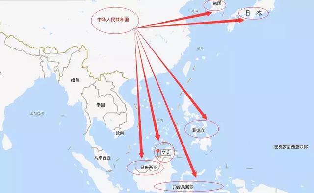 中国和日本隔着什么海的矛盾