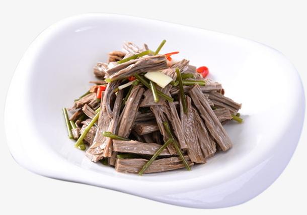 健康养生兰豆拌黑腐竹
