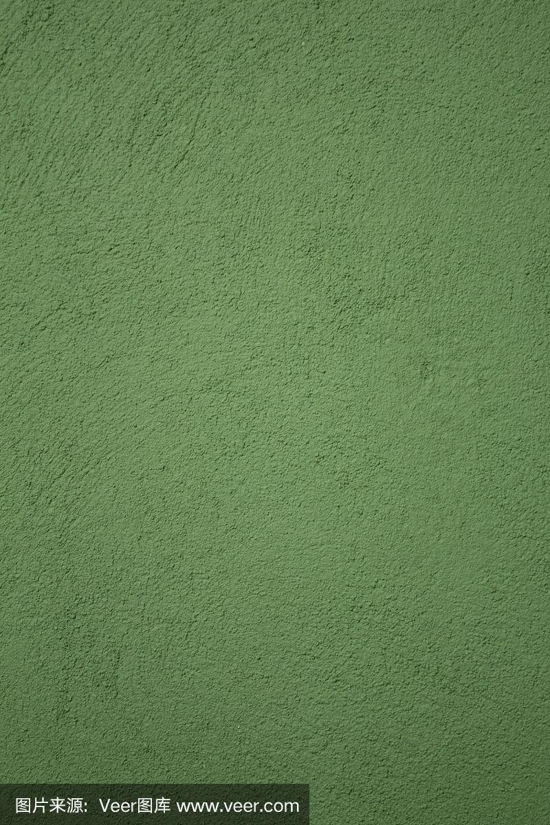 水泥墙面纹理,漆成绿色二