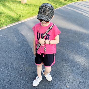 男童夏装潮3-5岁短袖两件套2018新款夏季中大童6岁儿童帅气套装潮