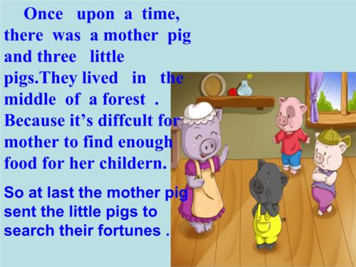 三只小猪英语情景剧视频