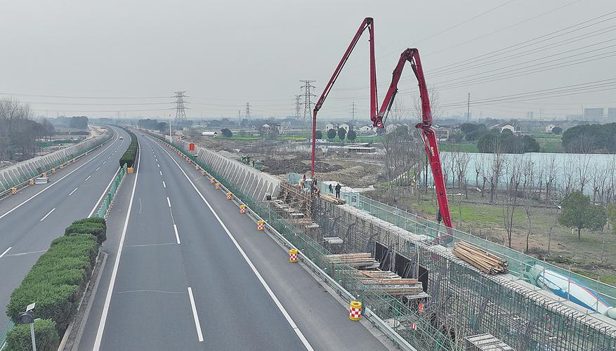 锡宜高速公路改扩建工程全速推进