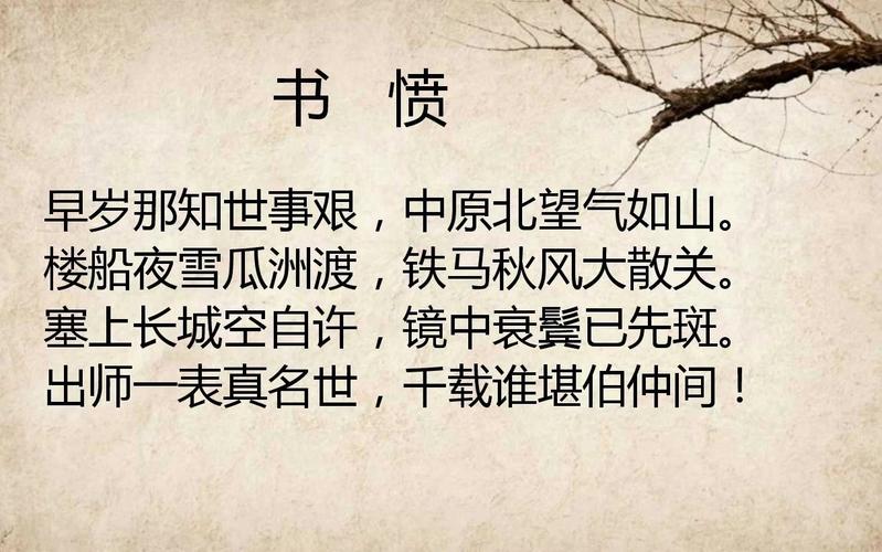 高中语文选修中国古代诗歌散文欣赏陆游书愤教学视频