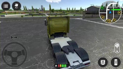 驾驶模拟:拖车运输大轮胎