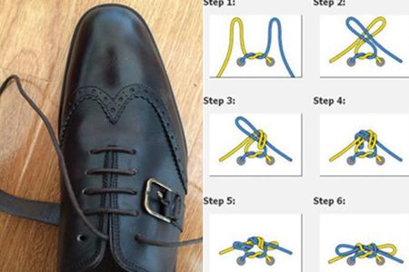 皮鞋鞋带系法用简单的方法塑造鞋子的美感