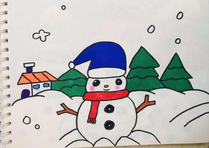 【官幼动态】十二月教师绘画作品展——主题《冬》