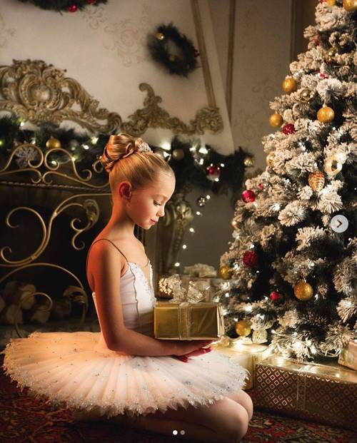 芭蕾主题的圣诞摄影与美饰!太美了!_世界_舞蹈_教学