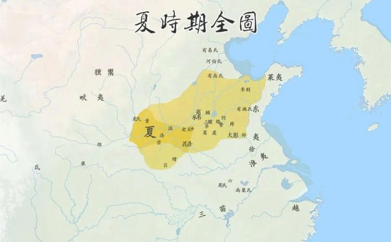 中国上下五千年历史表 1,夏朝:约公元前2029年-约公元前1559年,共计