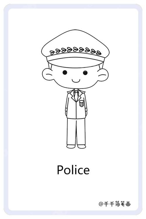 儿童英语词汇认知警察police